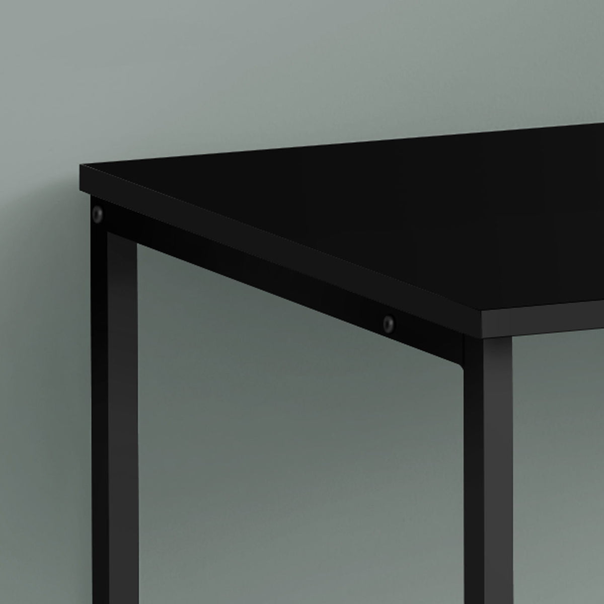 Computer Desk, Home Office, Laptop, Left & Right Set-Up, Storage Drawers, Work, Contemporary, Modern - Black