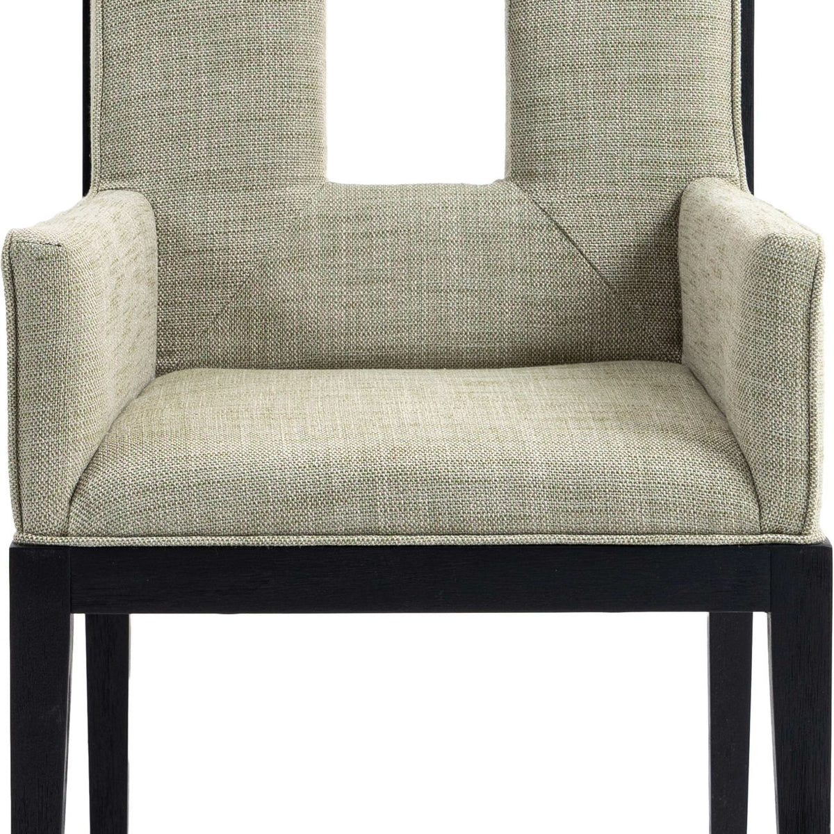 Gwendolyn - Dining Arm Chair With Black Frame