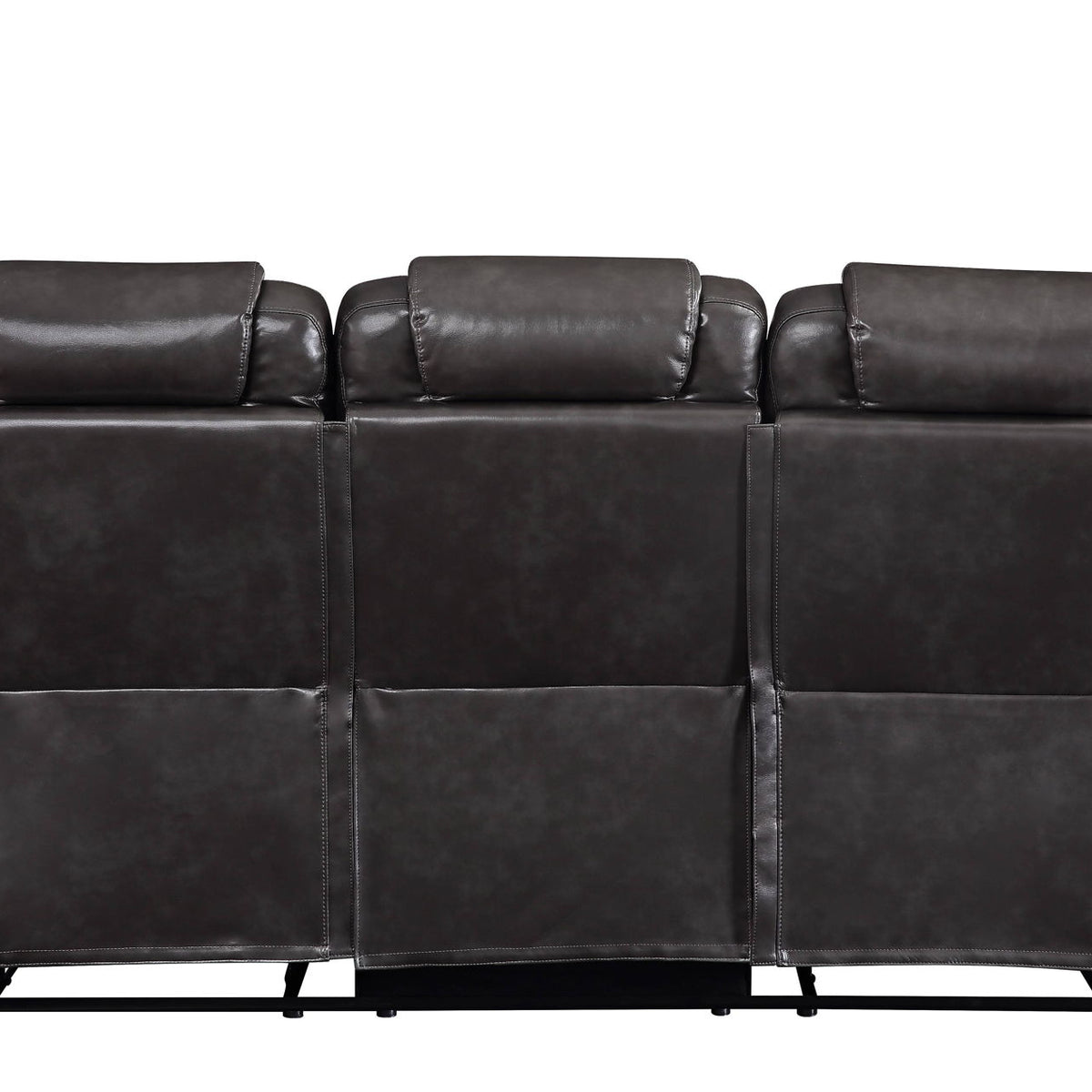 Braylon - 3 Pieces Living Room Set, Manual Recliner - Brown