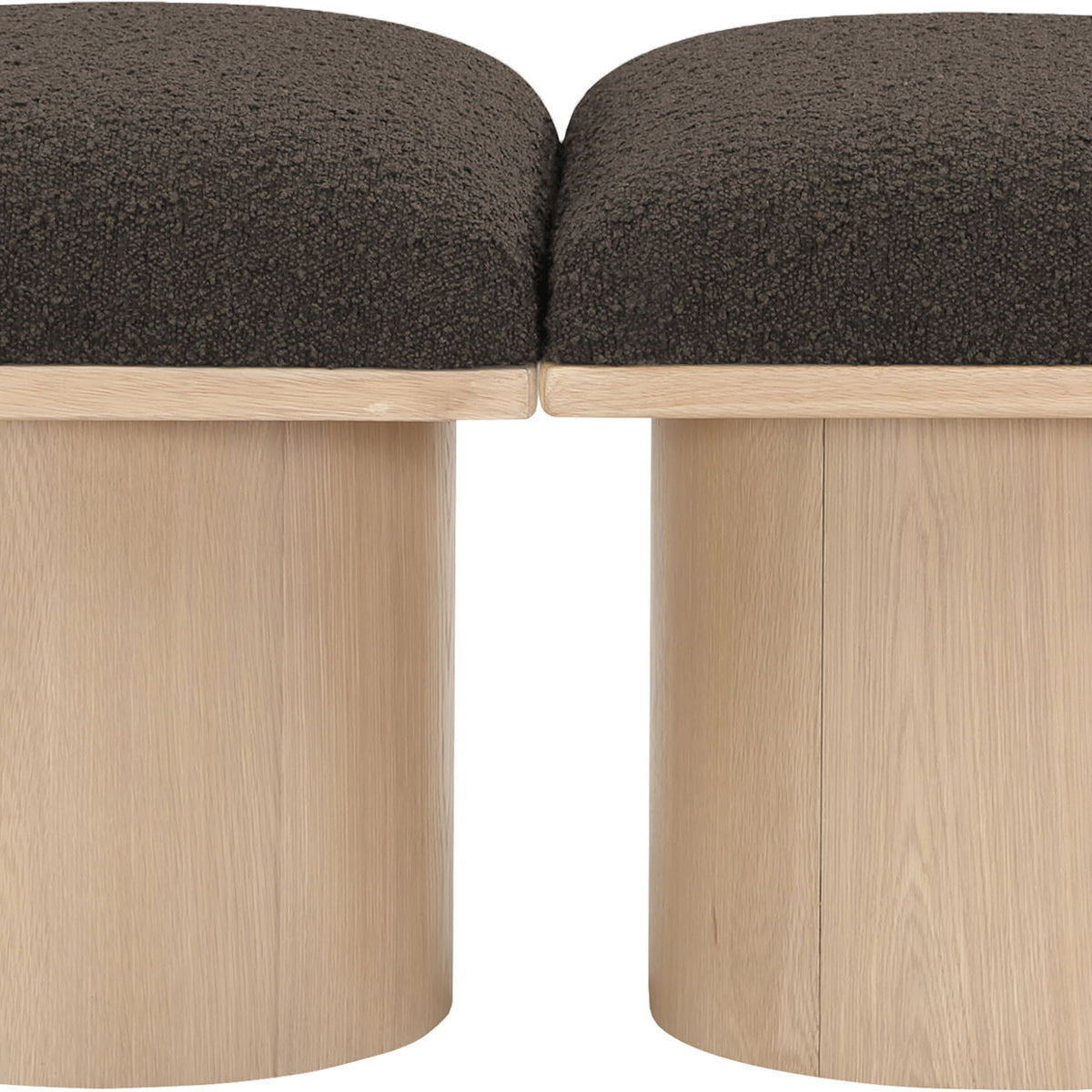 Pavilion - 2 Piece Modular Bench With Natural Base