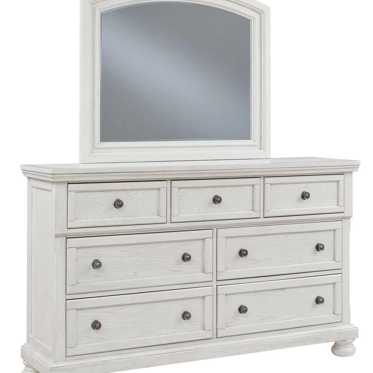 Robbinsdale - Dresser, Mirror - Antique White