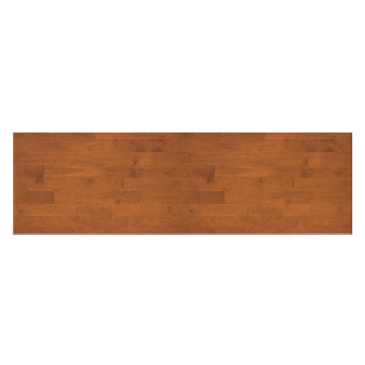 Warm brown wood grain panel with rectangular shape and flat finish