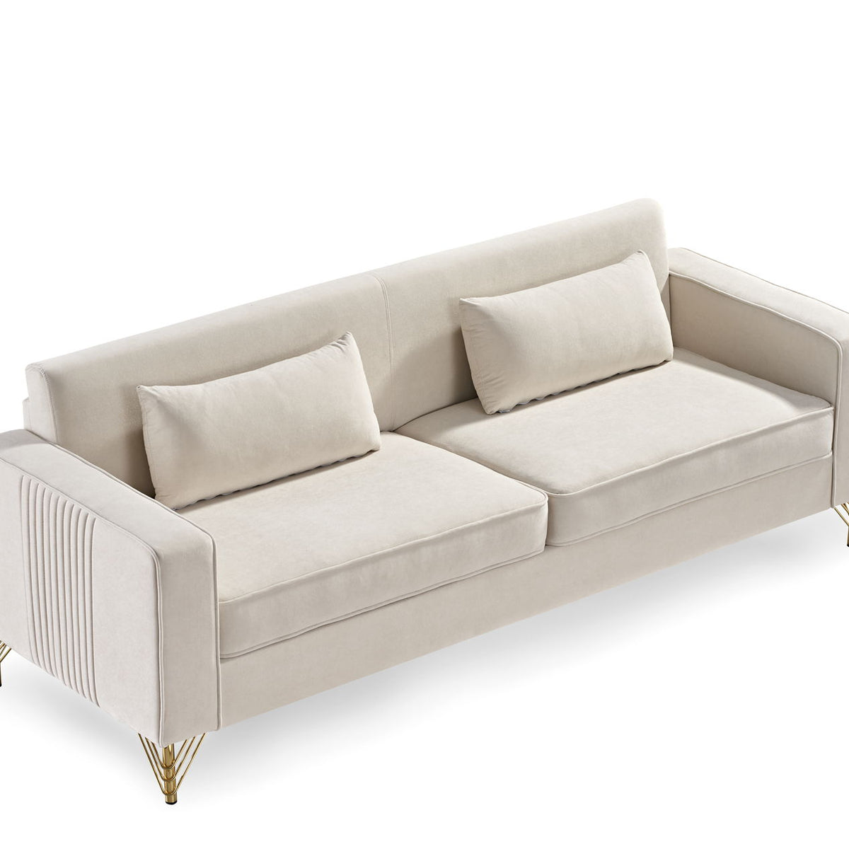 Aesthetic 3 Seater Couch With Classic Modern Appeal And Luxurious Soft Comfort