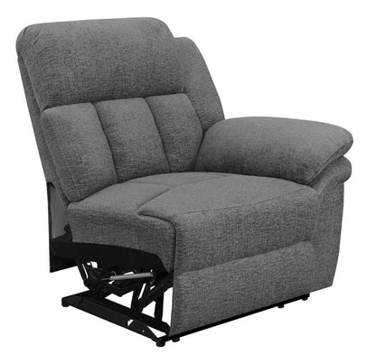 Bahrain - Upholstered RAF Recliner - Charcoal