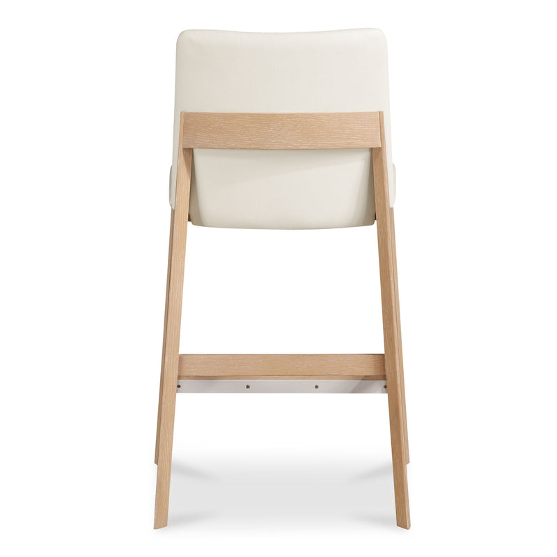 Deco - Counter Stool - White / Light Brown