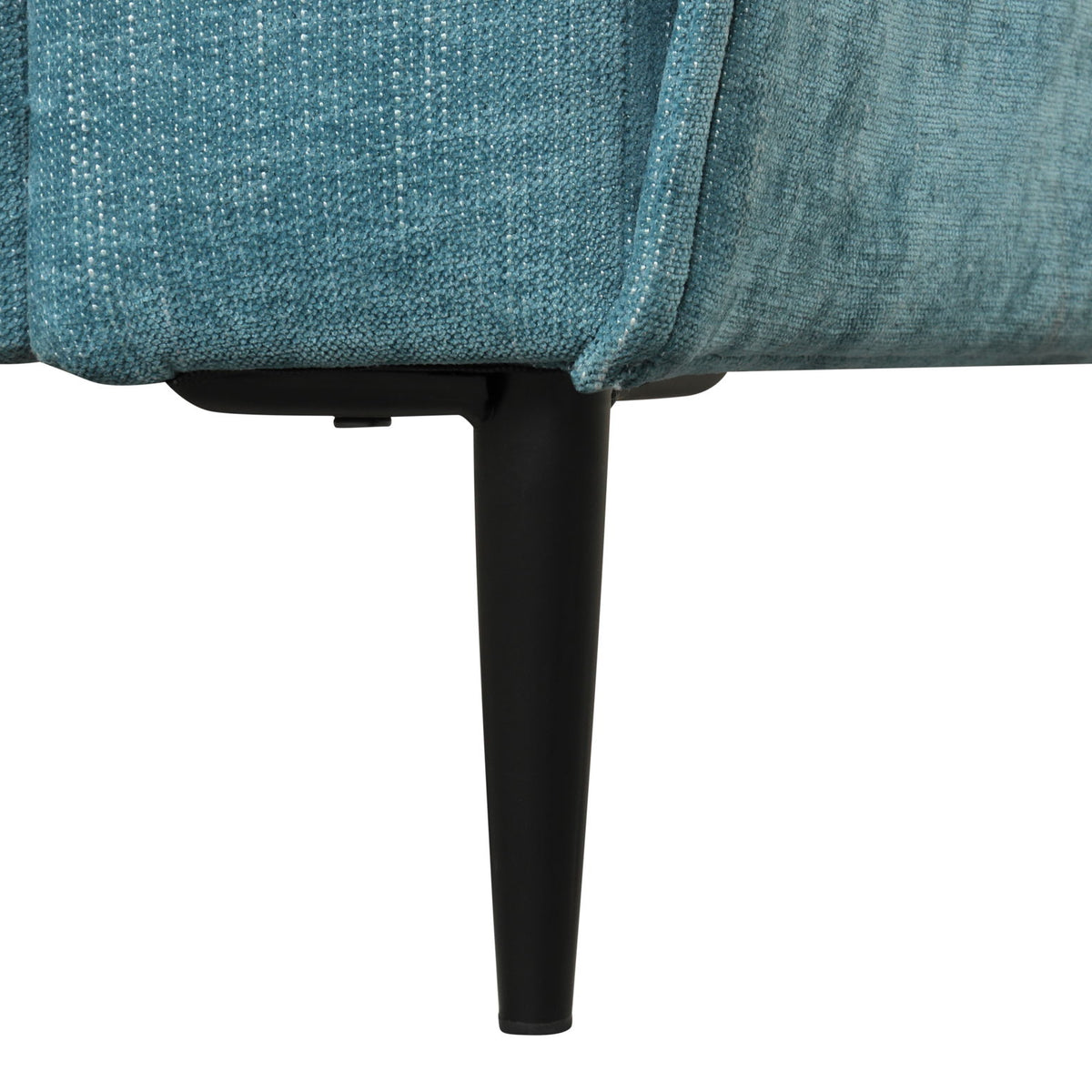 Valentina - Chenille Sofa With Metal Legs And Throw Pillows