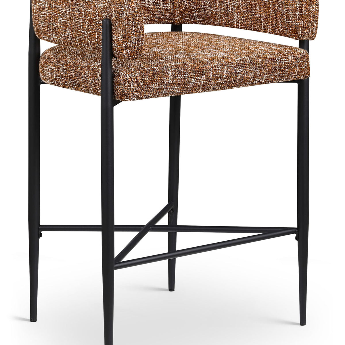 Dame - Fabric Upholstered Counter Stool (Set of 2)