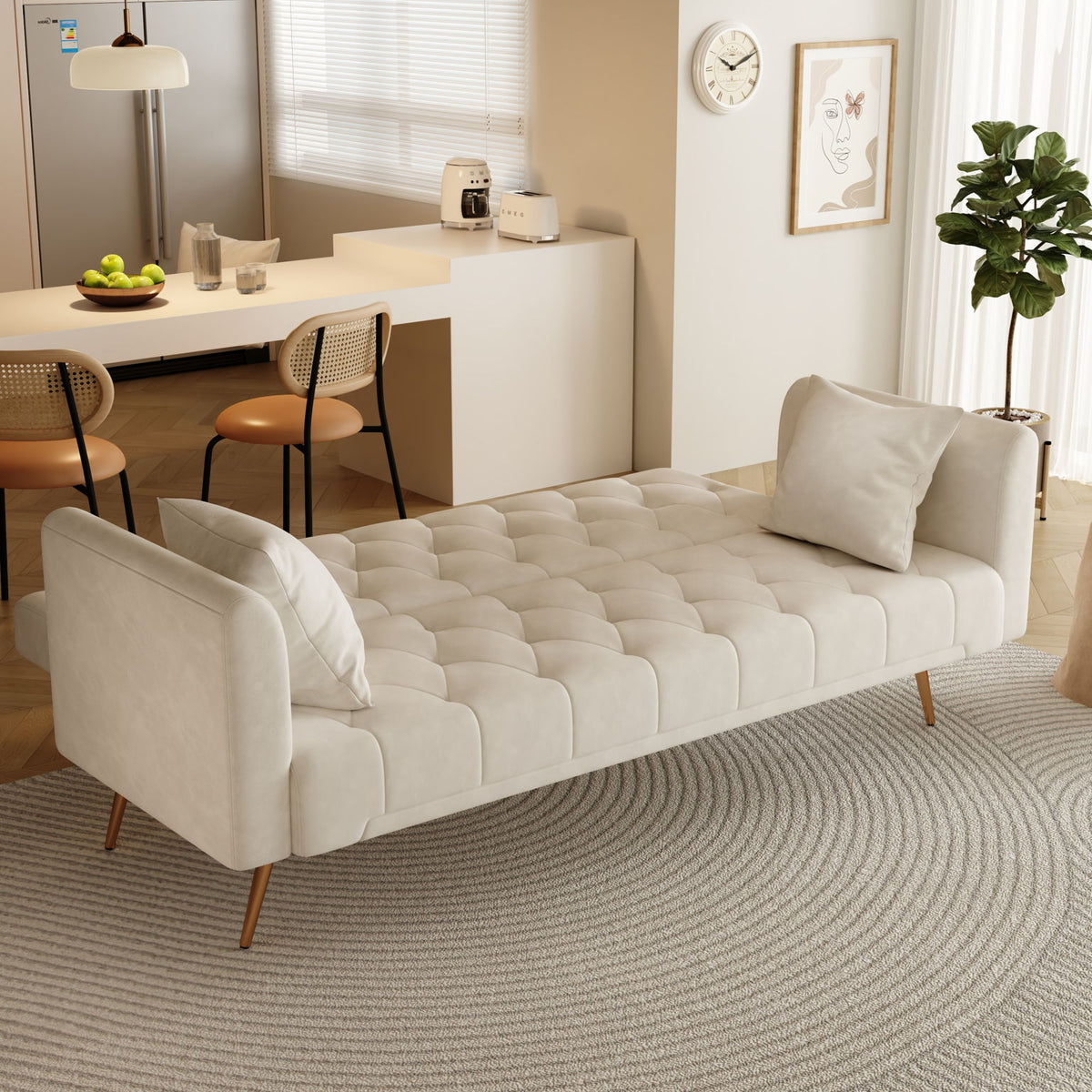Convertible Double Folding Living Room Sofa Bed