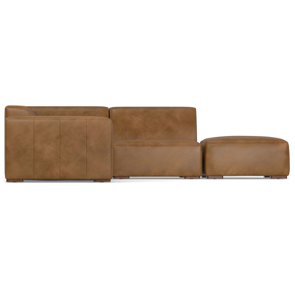 Rex - Handcrafted Sectional Sofa And Ottoman