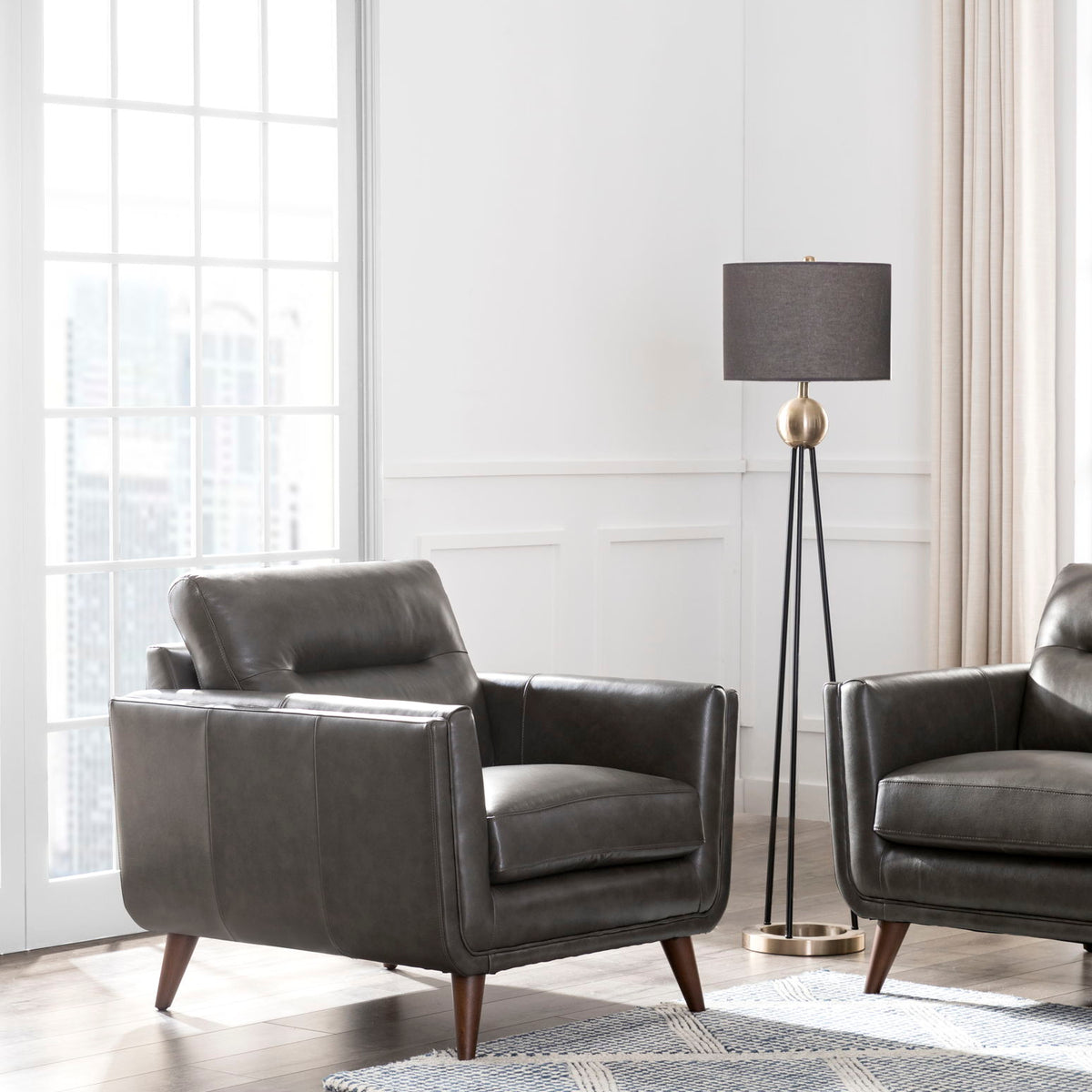 Mid-Century Leather Chair