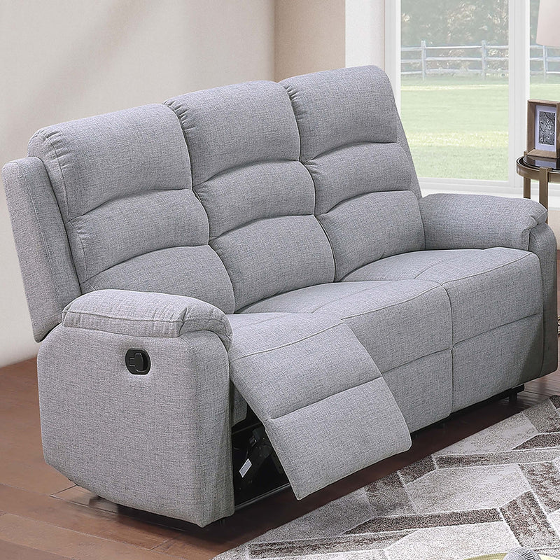 Modern Living Room Set With Manual Recliner