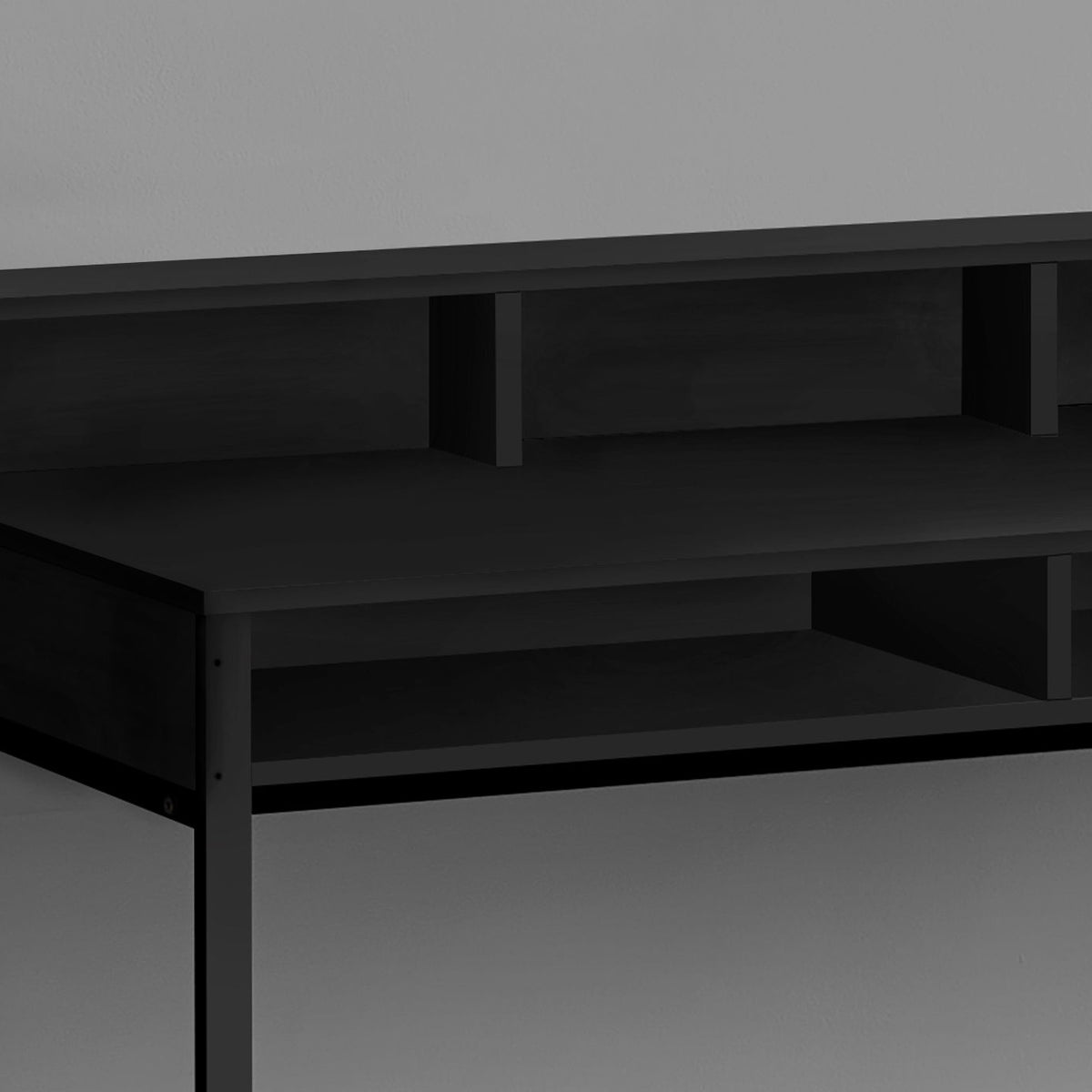 Computer Desk For Home Office, Standing, Storage Shelves, Laptop, Contemporary & Modern