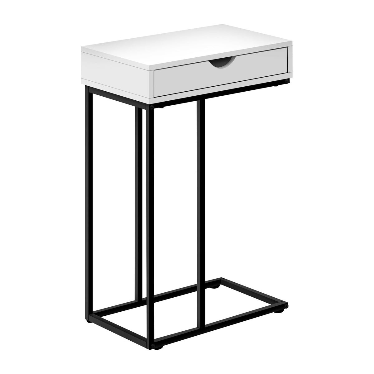 Accent Table, C - Shaped Contemporary & Modern Versatile Design