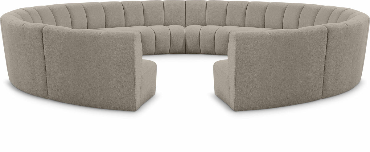 Infinity - 12 Piece Boucle Modular Sectional