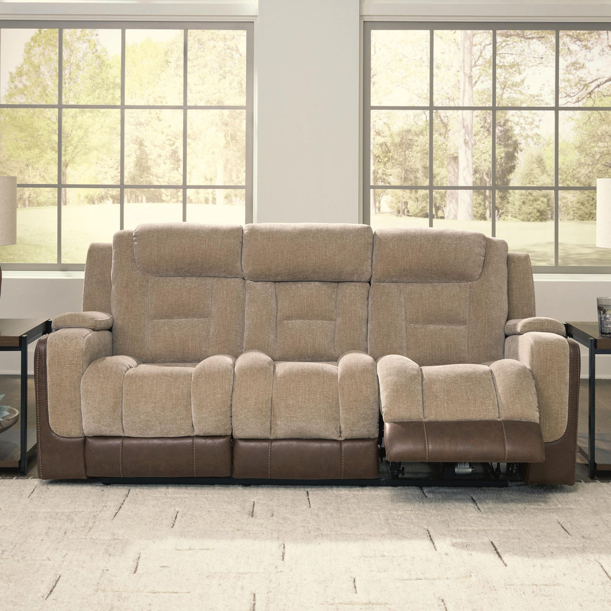 Mixed Motion - Power Reclining Sofa With Adjustable Headrest