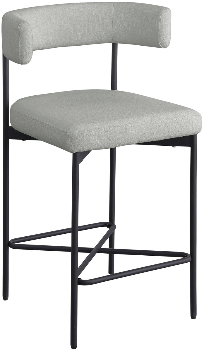 Rivage - Durable Stool With Black Frame (Set of 2)
