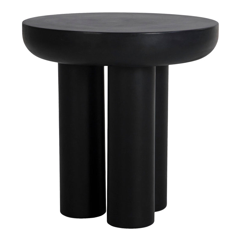 Rocca - Cement Side Table - Black