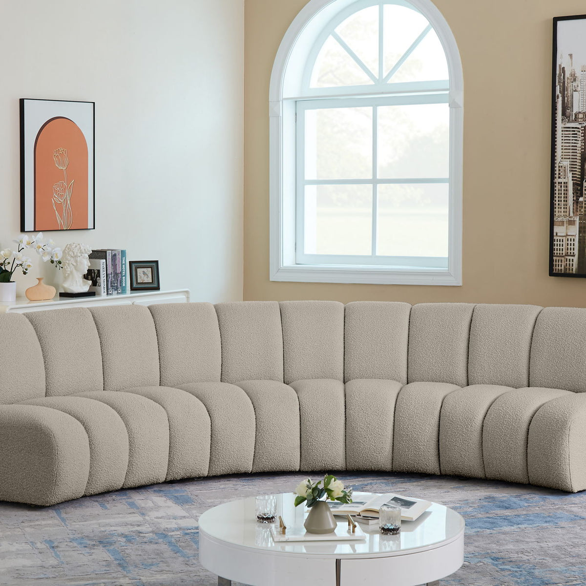 Infinity - 4 Piece Boucle Modular Sectional