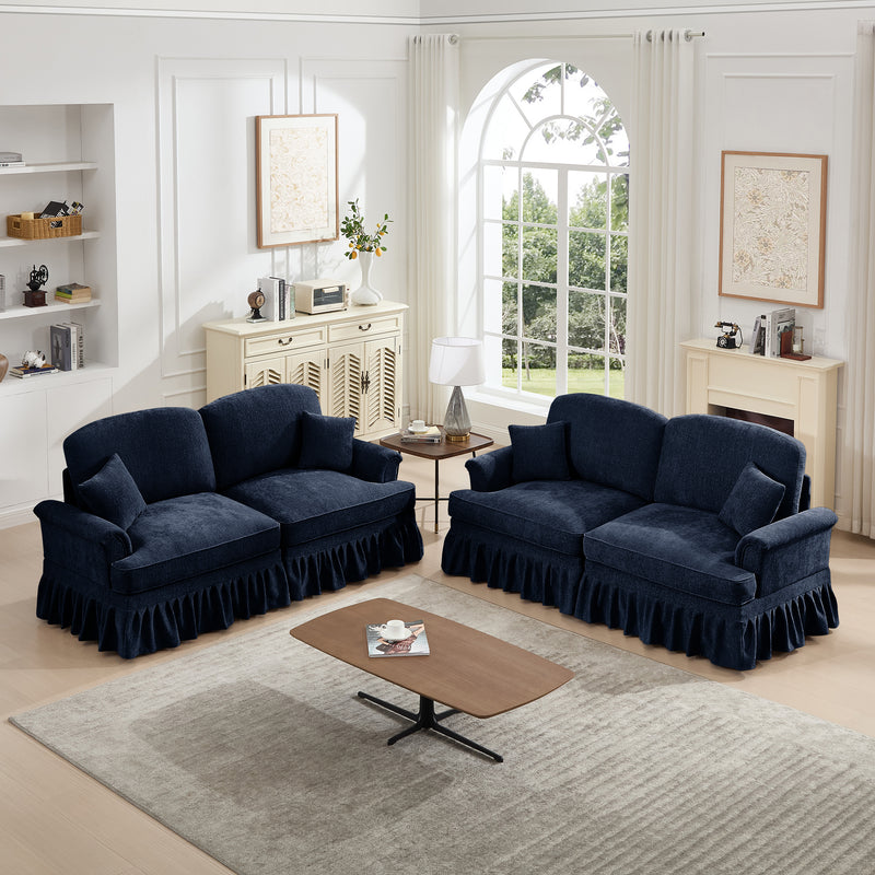 2-Seater Loveseat - Blue