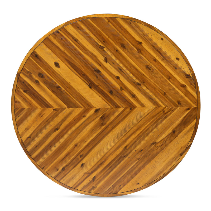 Parq - Round Dining Table - Amber