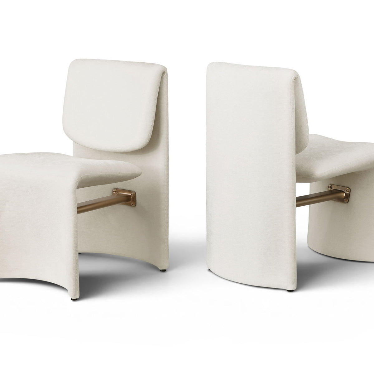 Slique - Performance Fabric Upholstered Dining Chair (Set of 2)