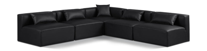 Cube - 5 Piece Modular Corner Armless Sectional