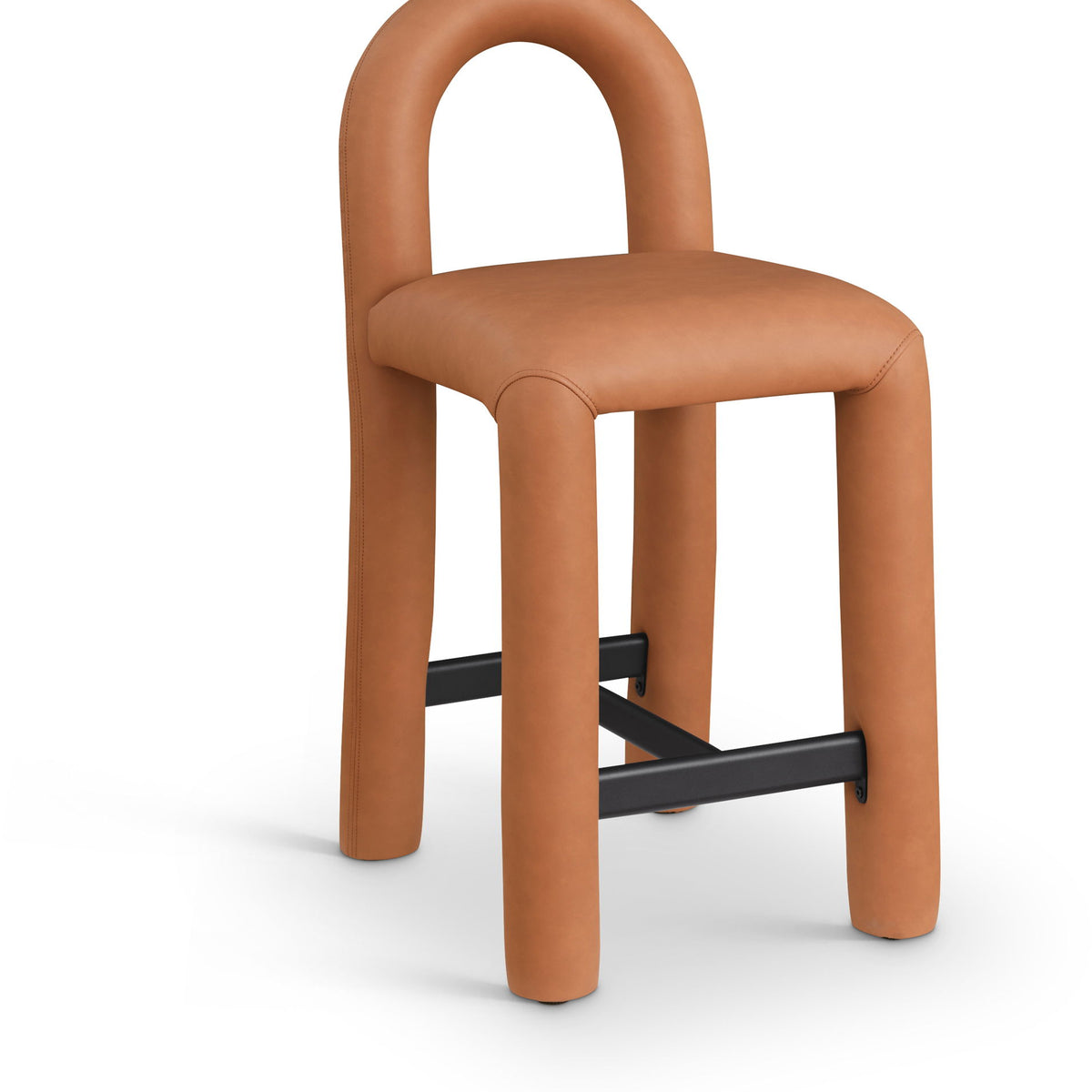 Amari - Faux Leather Stool