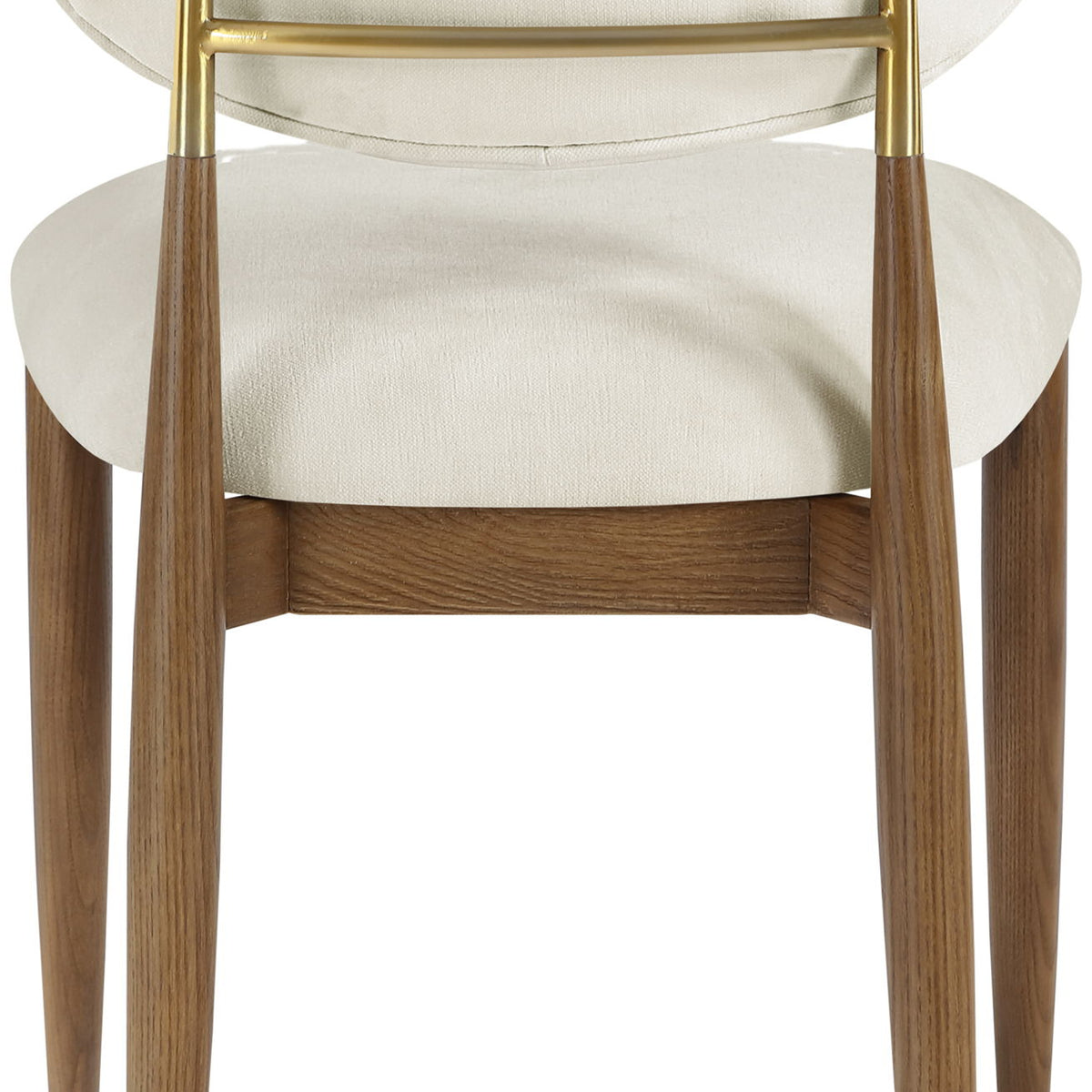 Riccio - Fabric Dining Side Chair (Set of 2) - Walnut Frame