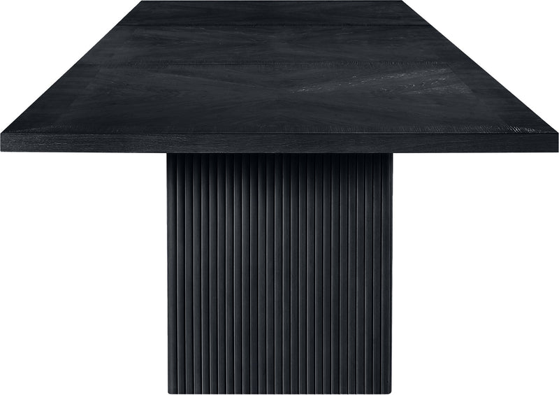 Belinda - Wood Mid-Century Modern Modular Dining Table - Black
