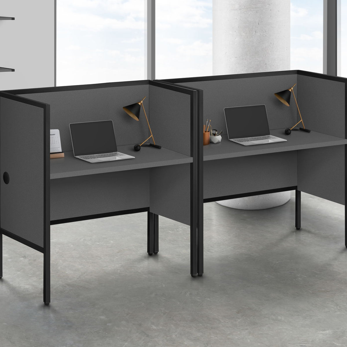 Office Cubicle, Desk, Commercial Grade, Contemporary & Modern