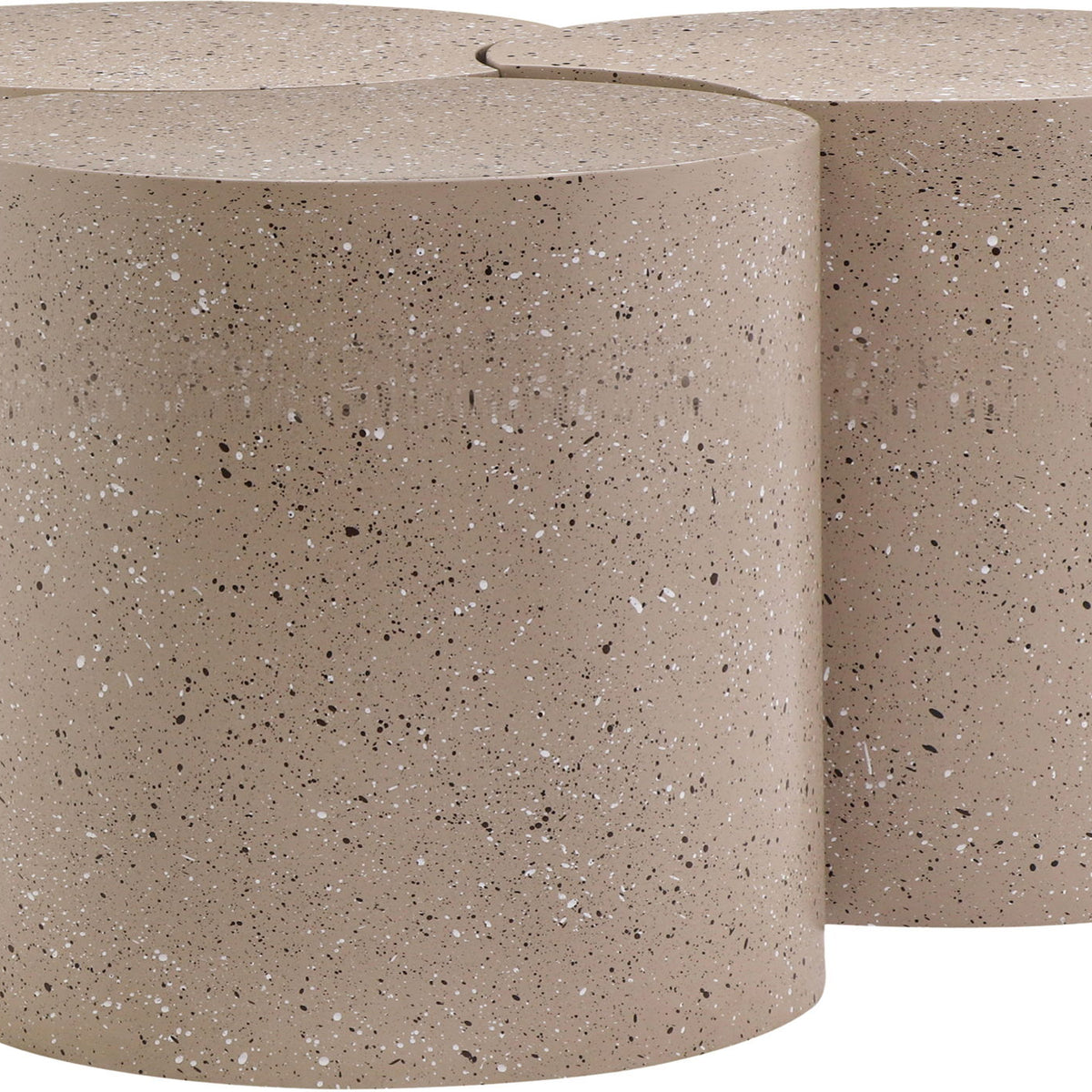 Dimple - 3 Piece Modular Coffee Table - Terazzo Finish
