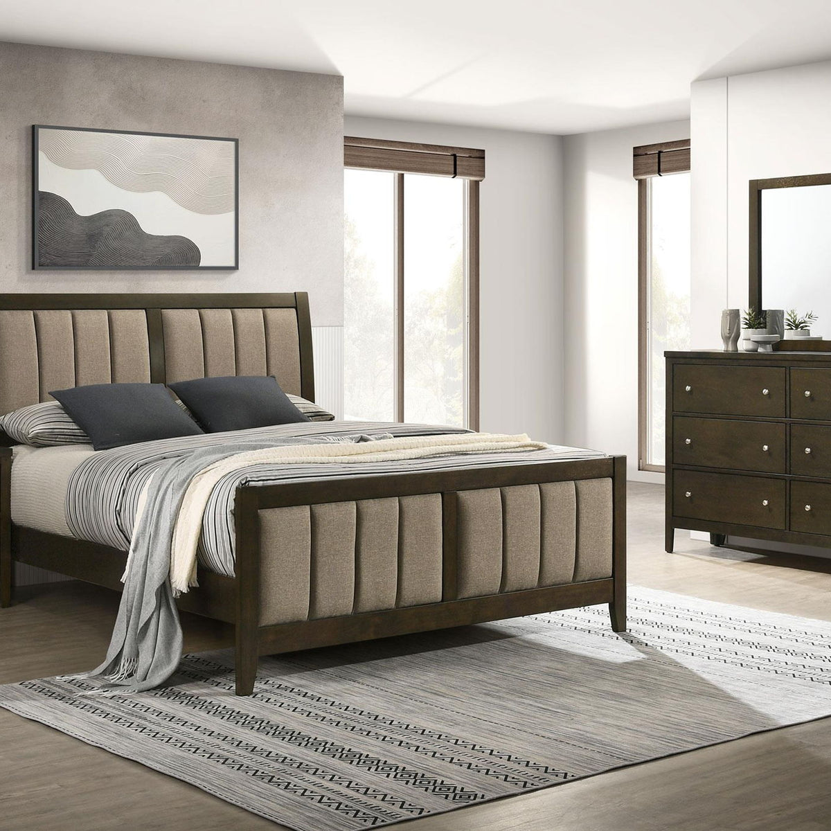 Wilkes 4-piece Full Bedroom Set Dark Cocoa