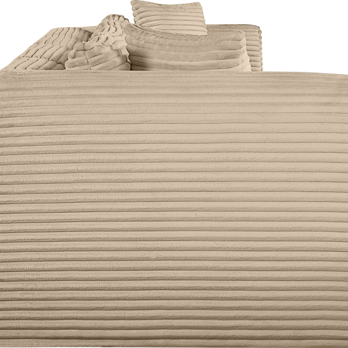 Shaggy - Fabric 4 Seat Modular Sofa