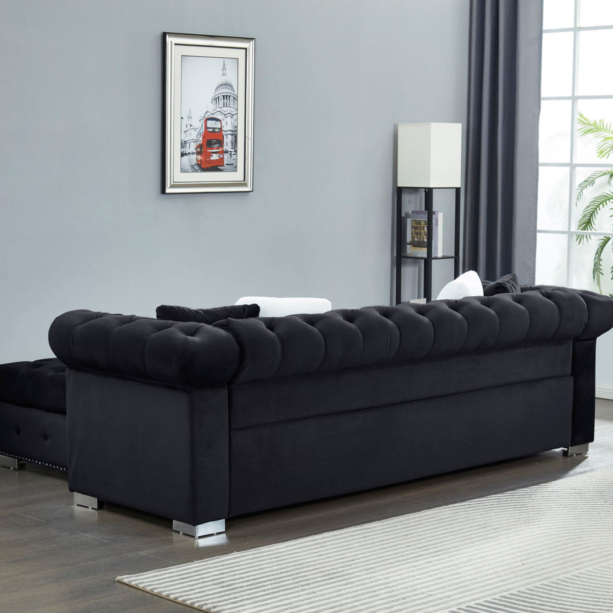 4 Seater Oversized L Shaped Reversible Sectional Sofa