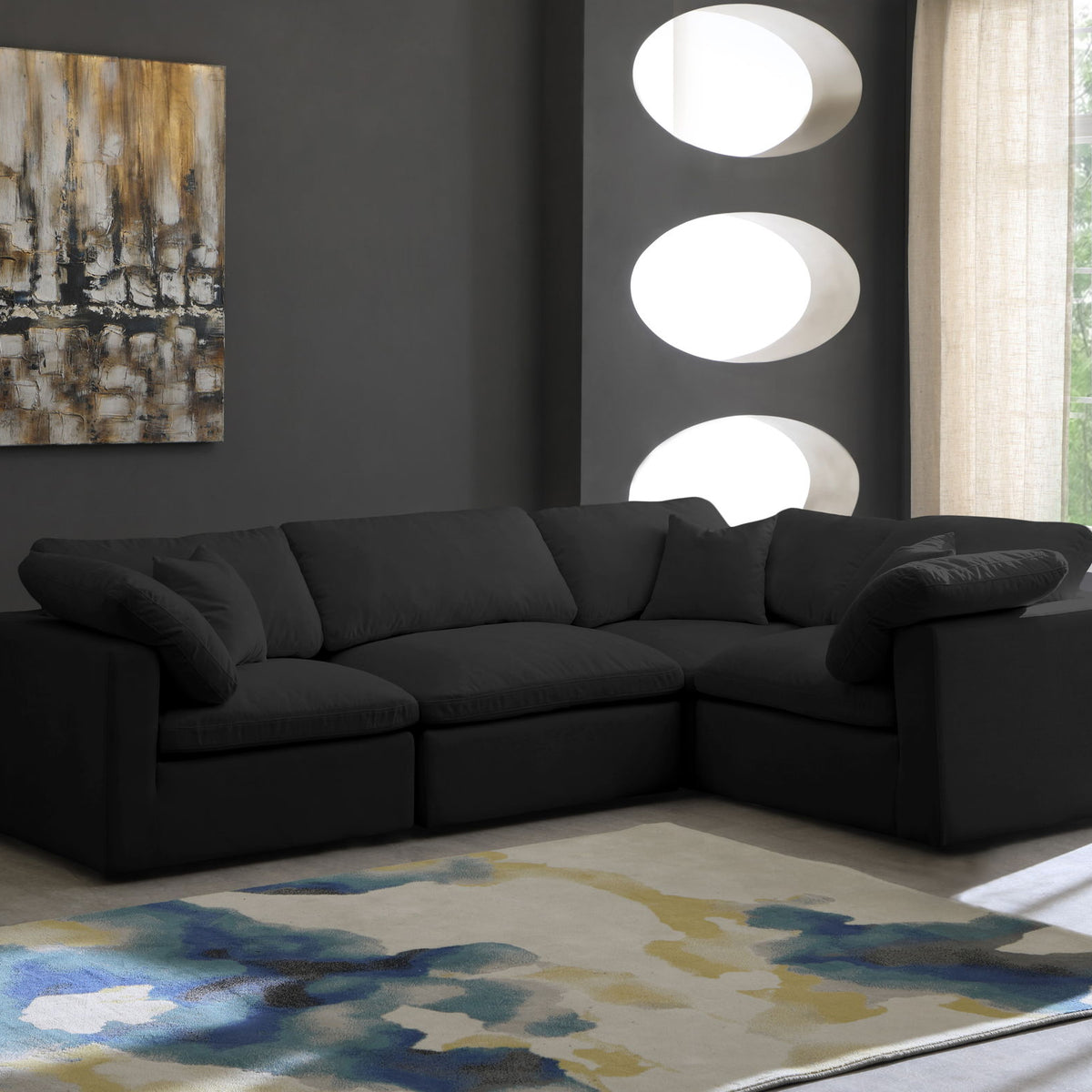 Plush - 4 Piece Modular Sectional