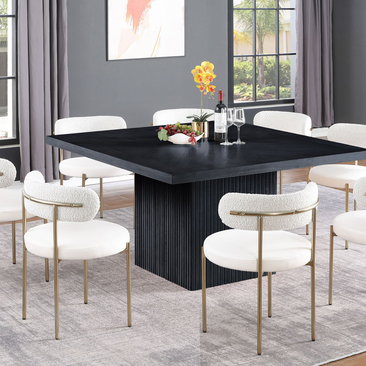 Belinda - Oak Veneer And Solid Wood Table