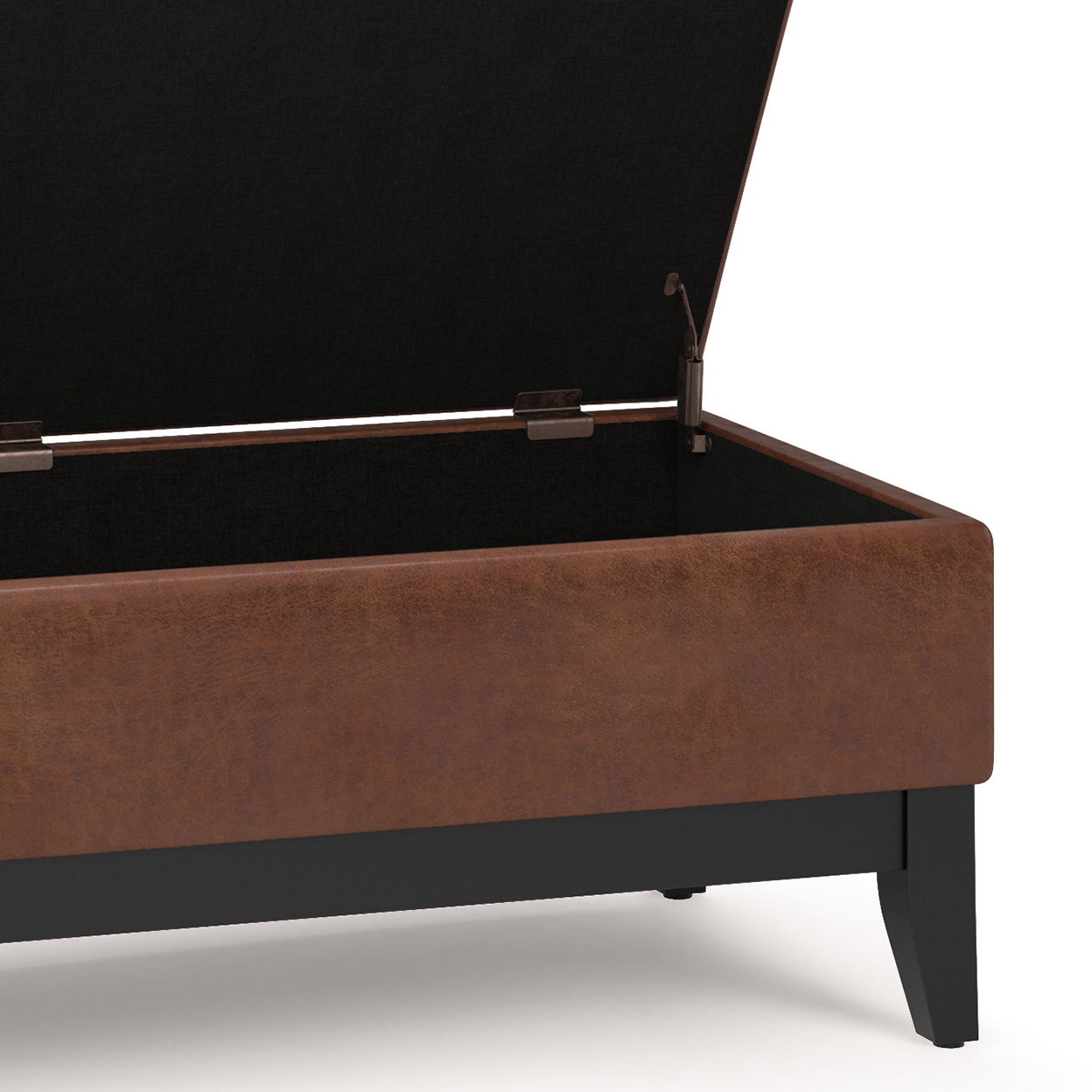 Oregon - Contemporary Storage Ottoman Bench With Tray