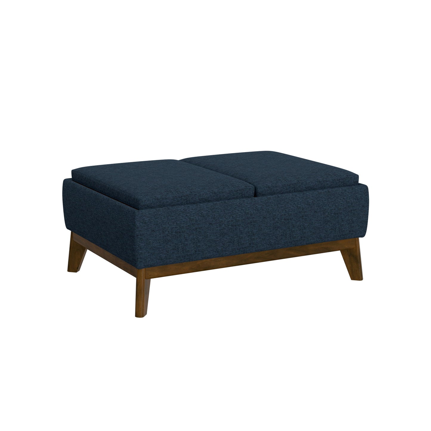 Varia - Reversible Tray Ottoman - Blue