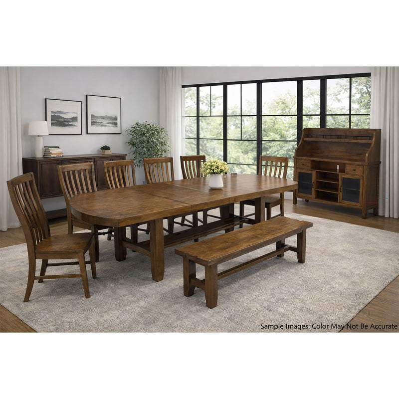 Gage - Hutch With Light - Chestnut