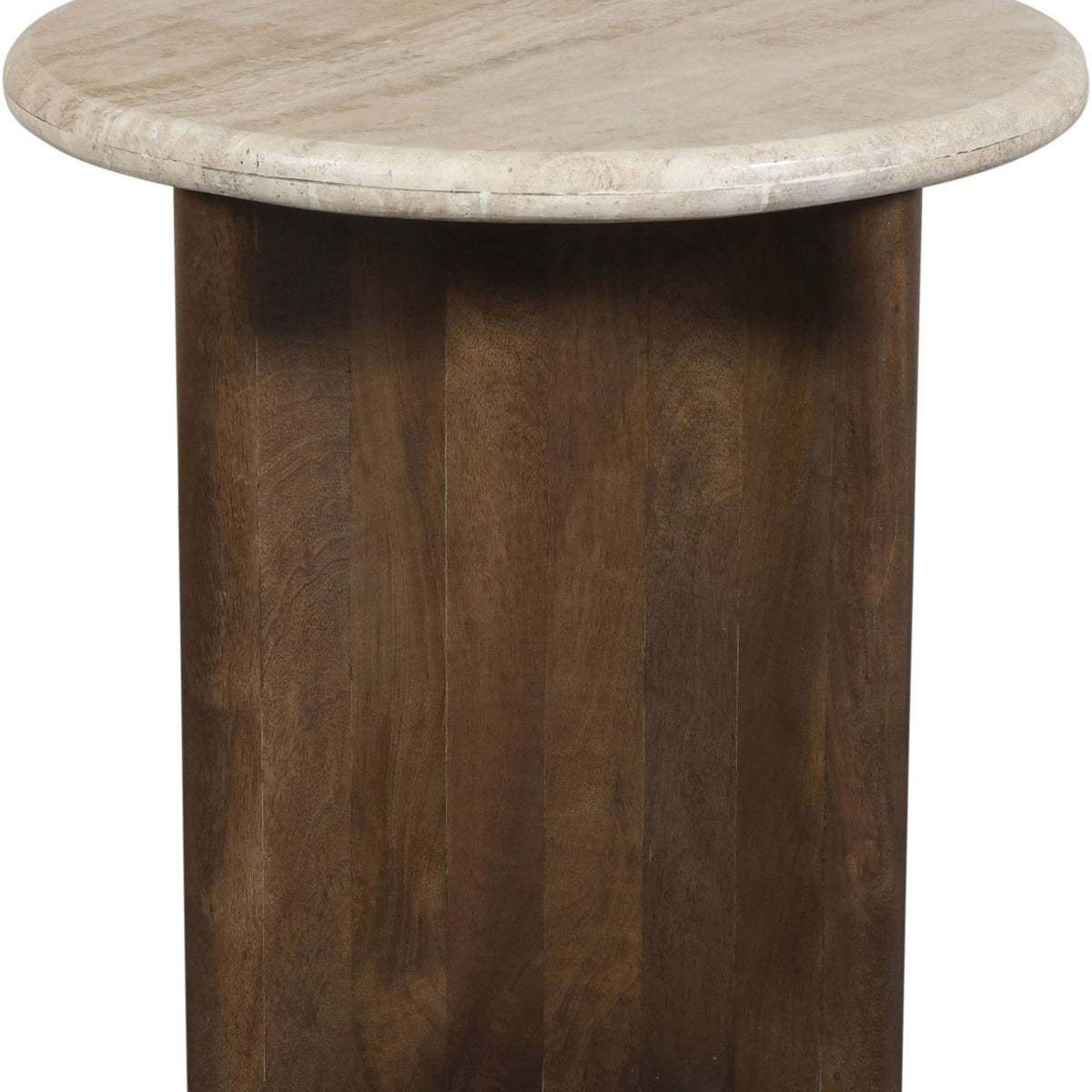 Pietra - Travertine And Mango Wood Table