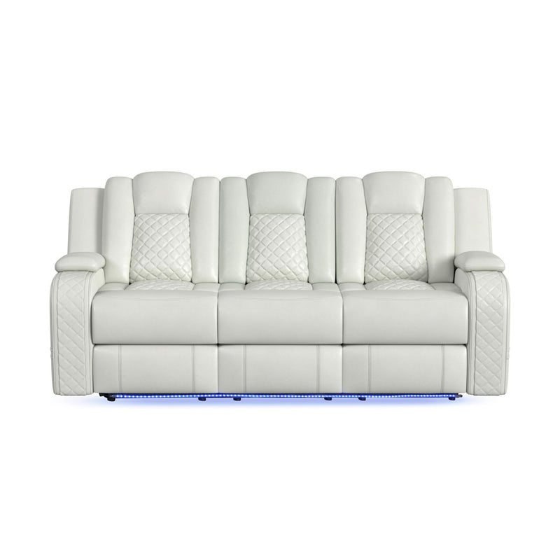 Carlo - Power Motion Sofa With Power Headrest, Dropdown Table, Power Strip, LED And Reading Light