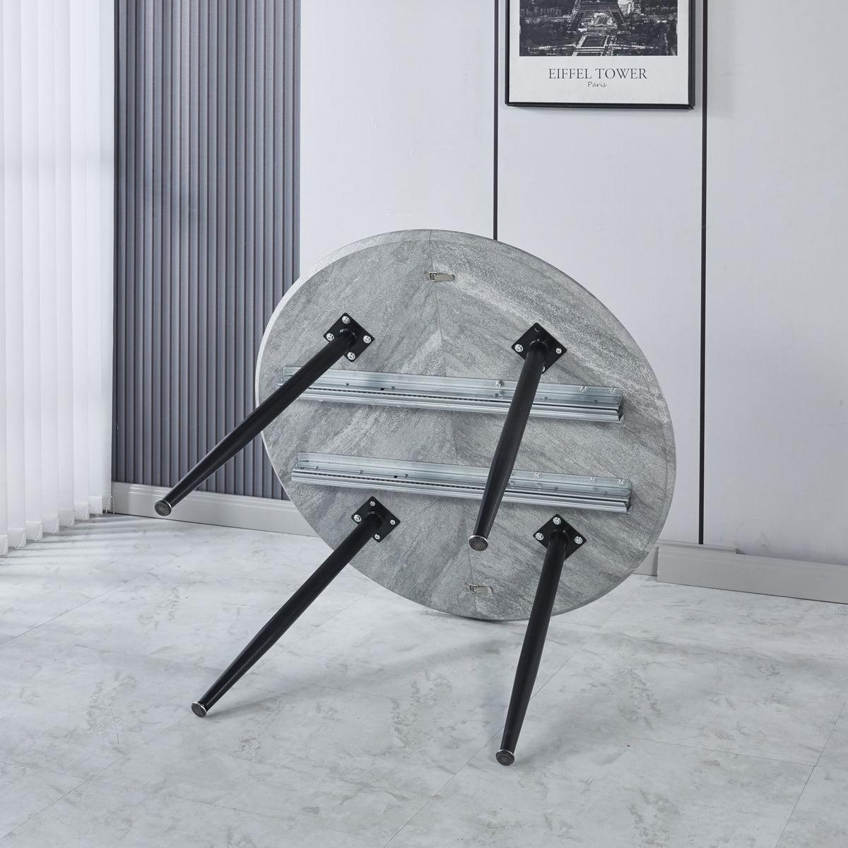 Extensible Table, Dining Table, Office Table, Coffee Table Metal Leg