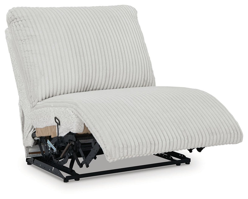 Top Tier - Armless Recliner - Alloy