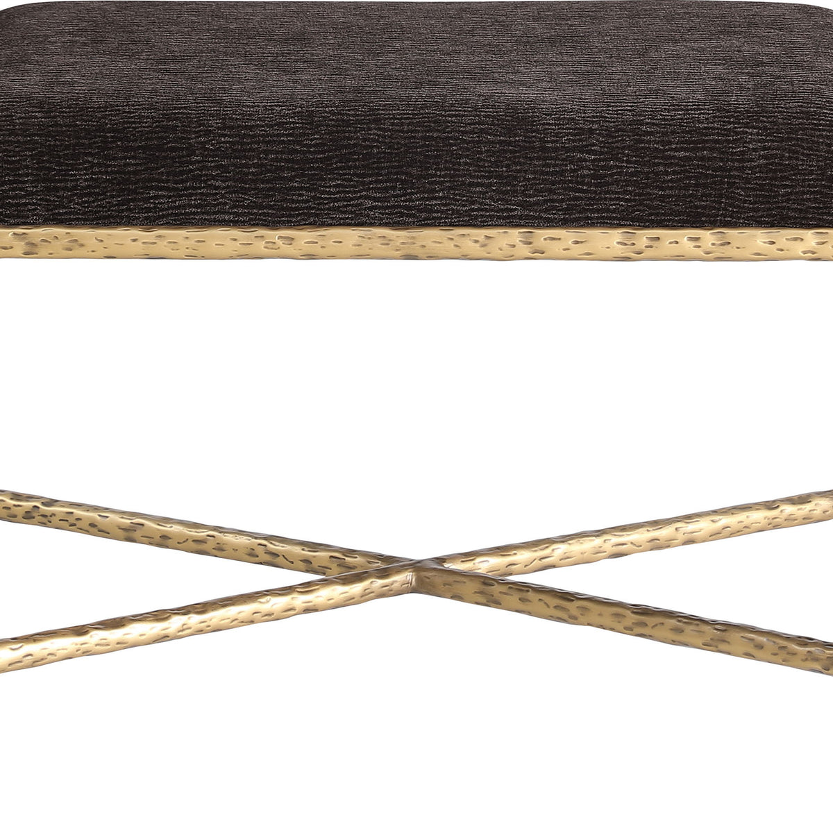 Valley - Bench With Gold Frame