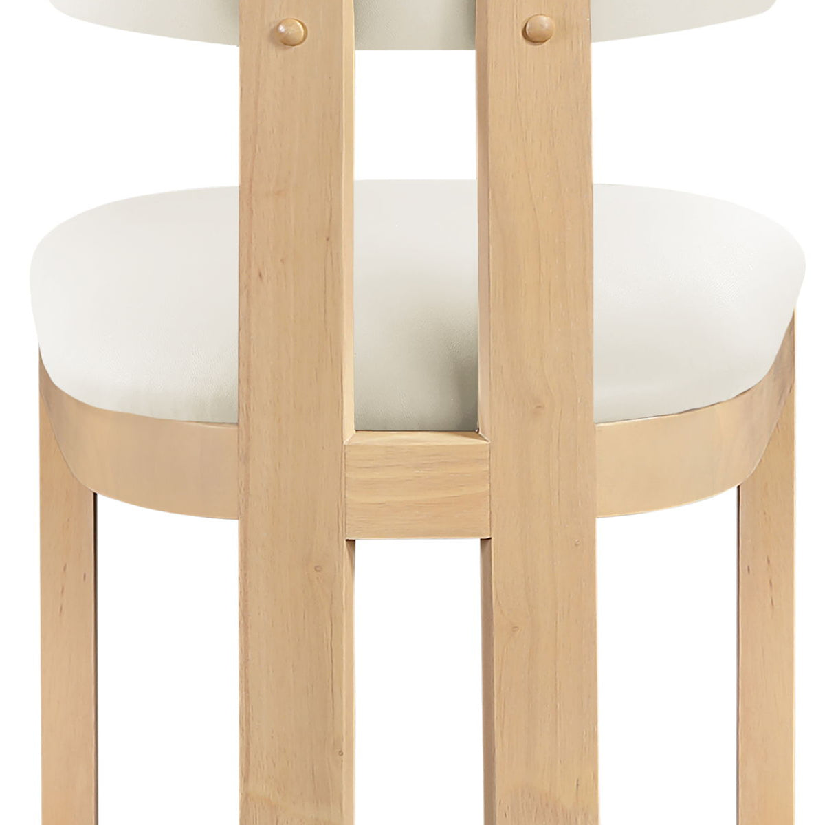 Lavrin - Vegan Leather Dining Side Chair (Set of 2) - Natural Base