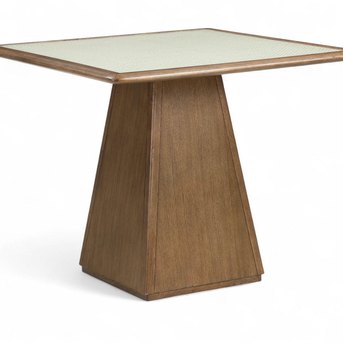 Atrium - Glass Top And Wood Base Dining Table
