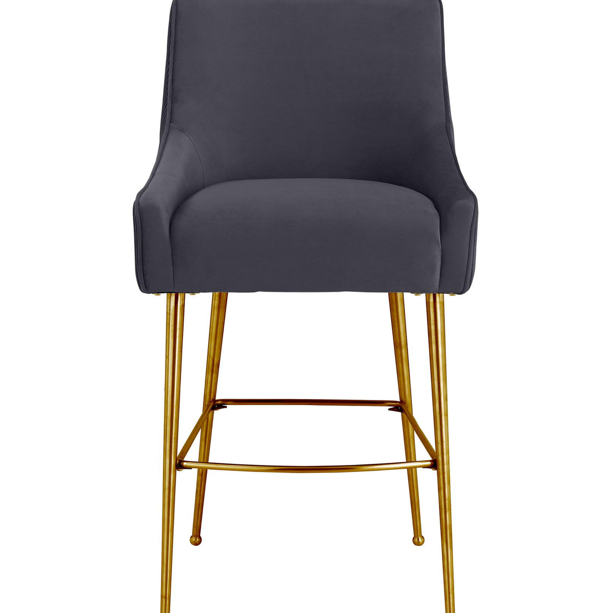 Beatrix - Pleated Velvet Stool