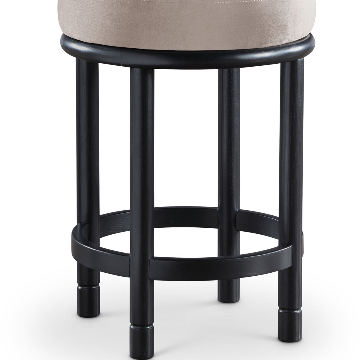 Monette - Counter Stool With Black Base