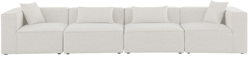 Cube - Linen Modular 4 Seat Sofa