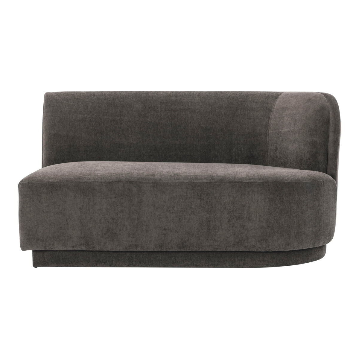 Yoon - Right 2 Seat Sofa - Dark Gray